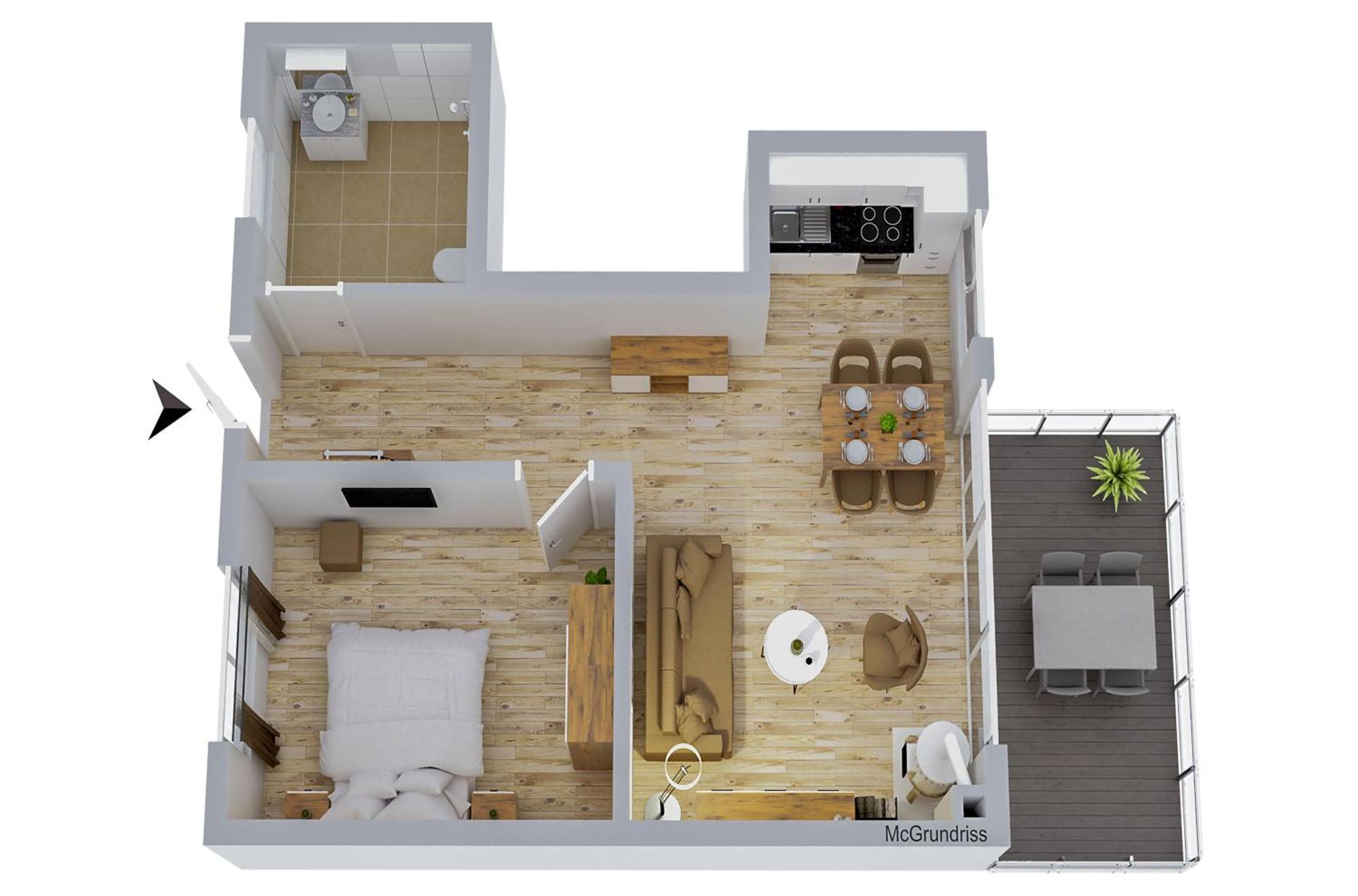 Gluecksraum - Modernes Apartment Mit Panoramablick, Kamin & Wohlfuehlambiente 克拉科夫西 外观 照片